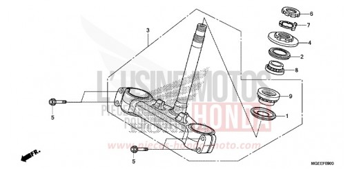 STEERING STEM VFR1200FDF de 2015